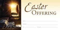 Easter - He is risen - Mark 16:6 (KJV) - Offering Envelopes - Pkg 100