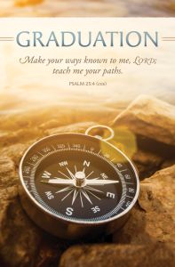 Graduation - Make your ways known, Psalm 25:4 - Pkg 100 - Standard Bulletin