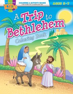 A trip to Bethlehem, (KJV) - Christmas - Ages 5-7 - Coloring/Activity Book 