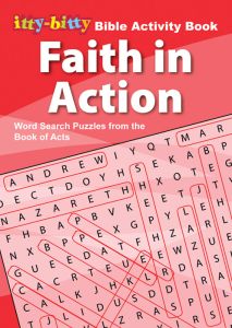 itty-bitty Activity Book - Faith in Action, Word Search