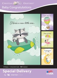 Baby Congratulations - Special Delivery - NIV - Box of 12 - Assorted Boxed Greeting Cards