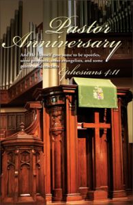 Special - Pastor Anniversary - He Himself Gave Some to be Apostles - Standard Size Bulletin