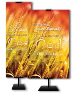 Harvest; Thanksgiving - In Everything Give Thanks - Banner