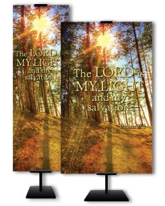 Inspirational - The Lord is my Light - Banner