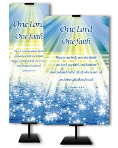 Inspirational - One Lord One Faith - Banner
