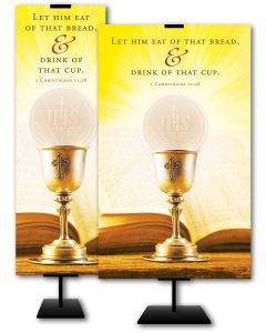 Holy Communion - Cup - Banner