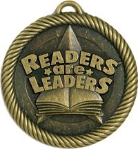 *Readers are Leaders - Antique Gold Finish