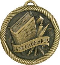 *Language Arts - Antique Gold Finish