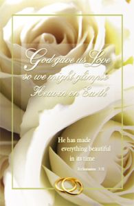 Special - Wedding - He Has Made Everything Beautiful - Standard Size Bulletin