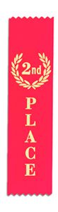 "2nd Place" Award ribbon