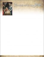 Christmas - Old Masters - Call his name Jesus - Letterhead