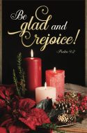 Christmas - Be glad and rejoice - Bulletin - Multiple Sizes